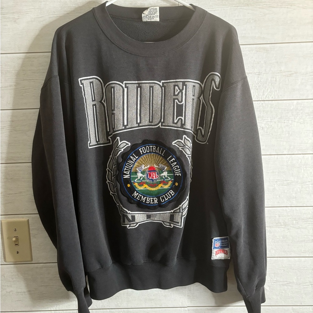 90'S LAS VEGAS RAIDERS MADE IN USA SIZE L VINTAGE NFL SWEAT-SHIRT /